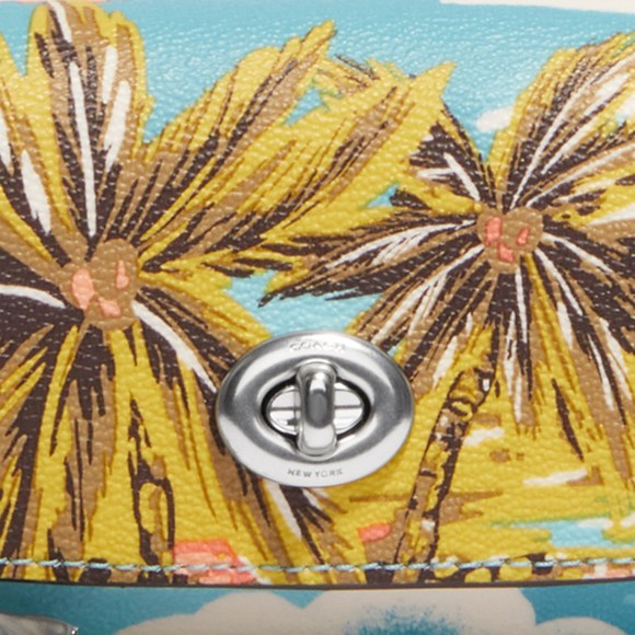 NWT Coach Outlet Sunglass Case With Hawaiian Print - Picture 3 of 3